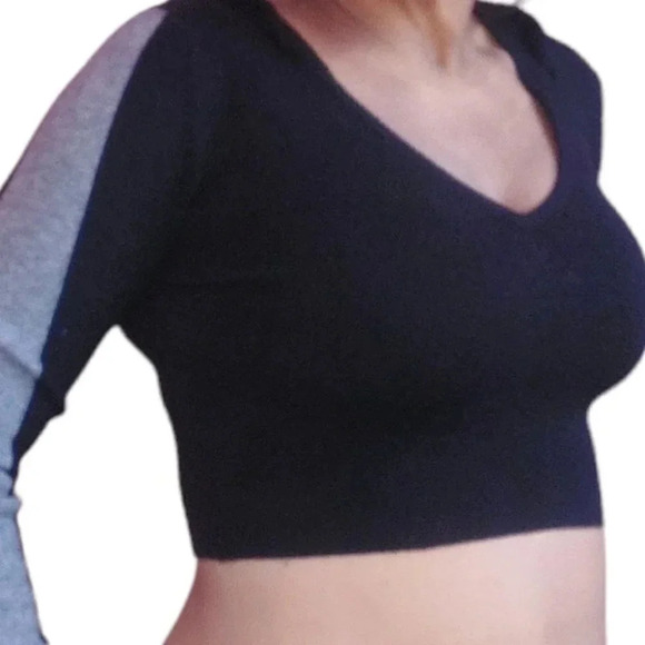 36Point5 Sweater Y2K Size Medium Black/Grey - Picture 11 of 16